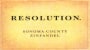 Branham Estate Wines Resolution Zinfandel 2013 Front Label