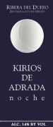 Kirios de Adrada Noche Crianza 2010 Front Label