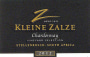 Kleine Zalze Vineyard Selection Barrel Fermented Chardonnay 2012 Front Label