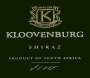 Kloovenburg Shiraz 2013 Front Label