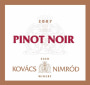 Kovacs Nimrod Pinot Noir 2007 Front Label