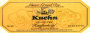 Kuehn Alsace Grand Cru Kaefferkopf Riesling 2011 Front Label