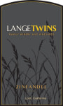LangeTwins Zinfandel 2014 Front Label