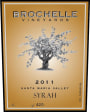 Brochelle Vineyards Syrah 2011 Front Label