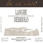 Chateau Macchore Langhe Nebbiol 2013 Front Label