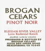 Brogan Cellars Lone Redwood Ranch Pinot Noir 2003 Front Label