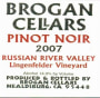 Brogan Cellars Lingenfelder Vineyard Pinot Noir 2007 Front Label