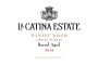 La Catina Estate Barrel Aged Pinot Noir 2014 Front Label