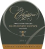 La Celestiere Chateauneuf-du-Pape Cuvee Confidentielle 2011 Front Label