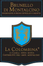 La Colombina Brunello di Montalcino 2010 Front Label