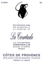 La Courtade Cotes de Provence Rouge 2003 Front Label