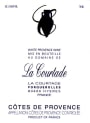 La Courtade Cotes de Provence Blanc 2012 Front Label