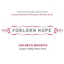 Forlorn Hope Les Deux Mathieux Petite Sirah 2013 Front Label