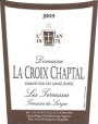La Croix Chaptal Terrasses du Larzac Witisa 2009 Front Label