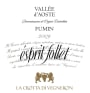 La Crotta di Vigneron Valle d'Aosta Espirit Follet Fumin 2009 Front Label