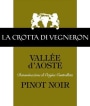 La Crotta di Vigneron Valle d' Pinot Noir Bianco 2015 Front Label