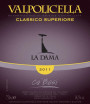 La Dama Ca' Besi Valpolicella Classico Superiore 2011 Front Label