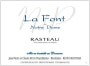 La Font de Notre Dame Rasteau 2012 Front Label