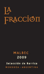 La Fraccion Seleccion de Barrica Malbec 2009 Front Label