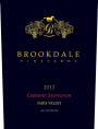 Brookdale Vineyards Cabernet Sauvignon 2012 Front Label