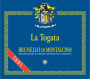 La Togata Winery Brunello di Montalcino 2001 Front Label