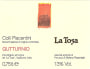 La Tosa Colli Piacentini Gutturnio 2014 Front Label