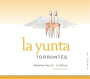 La Yunta Wines Torrontes 2010 Front Label