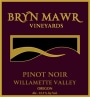 Bryn Mawr Vineyards Pinot Noir 2013 Front Label