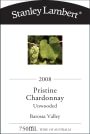 Lambert Estate Pristine Unwooded Chardonnay 2008 Front Label
