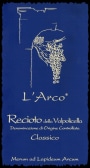 L'Arco Recioto della Valpolicella Classico 2009 Front Label