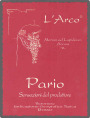 L'Arco Veronese Pario Sensazioni del Produttore Rosso 2004 Front Label