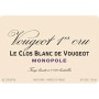 Domaine de la Vougeraie Vougeot Le Clos Blanc de Vougeot Monopole Premier Cru 2014 Front Label