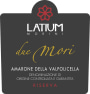 Latium Morini Amarone della Valpolicella Due Mori Riserva 2008 Front Label
