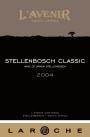 L'Avenir Wine Estate Stellenbosch Classic Red 2004 Front Label