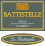 Le Battistelle Soave Classico Battistelle 2012 Front Label