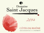 Le Cellier des Princes Cotes du Rhone Domaine Saint Jacques 2014 Front Label