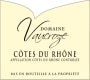 Le Cellier des Princes Cotes du Rhone Domaine Vaucroze 2009 Front Label