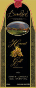 Burntshirt Vineyards Harvest Gold 2013 Front Label