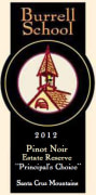 Burrell School Vineyards & Winery Principal's Choice Estate Reserve Pinot Noir 2012 Front Label