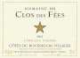Le Close des Fees Cotes du Roussillon Villages Vieilles Vignes 2013 Front Label