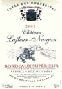 Le Domaine de Naujan Bordeaux Superieur 2002 Front Label