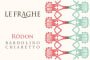 Le Fraghe Bardolino Chiaretto Redon 2014 Front Label