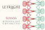 Le Fraghe Bardolino Chiaretto Redon 2015 Front Label