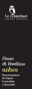 Le Masciare Fiano di Avellino Anbra 2012 Front Label