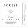 Scribe Estate Riesling 2014 Front Label