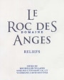 Le Roc des Anges Cotes du Roussillon Villages Reliefs 2013 Front Label