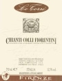 Le Torri Chianti Colli Fiorentini 2006 Front Label