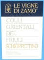 Le Vigne di Zamo Colli Orientali del Friuli Schioppettino 2008 Front Label