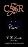 C. R. Sandidge Wines Caris Red 2010 Front Label