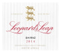 Leopard's Leap Wines Shiraz 2014 Front Label